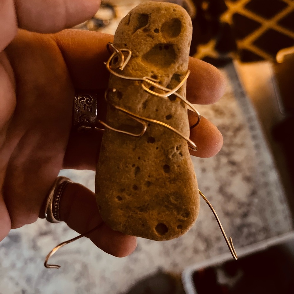 Caddo Indians effigy stone artifact